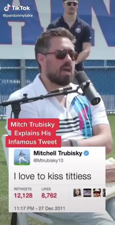 Mitch Trubisky Explains Infamous Tweet 