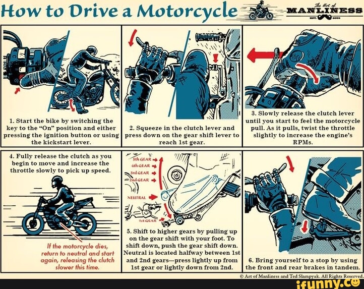 How to Drive a Motorcycle "antiezss 3. Slowly release the clutch lever