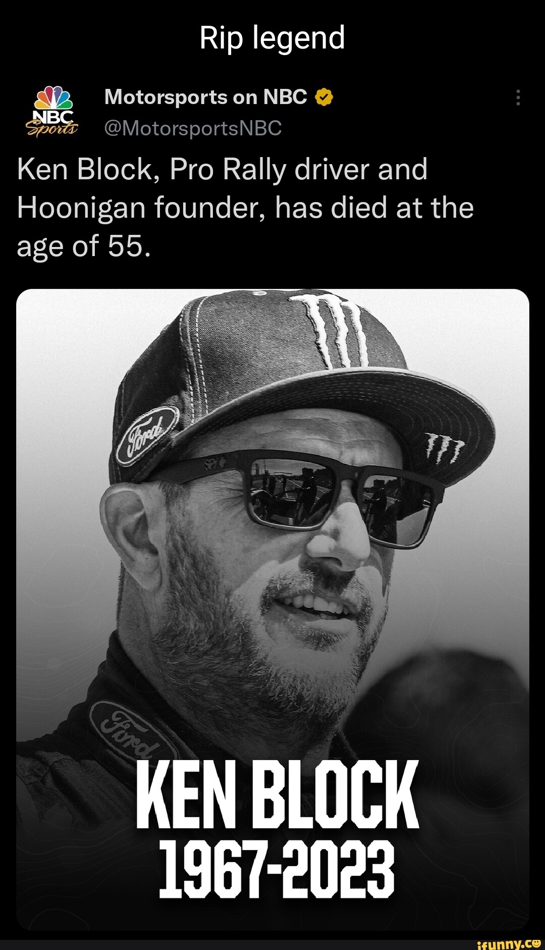Rip legend Motorsports on NBC NBC @MotorsportsNBC Ken Block, Pro Rally ...