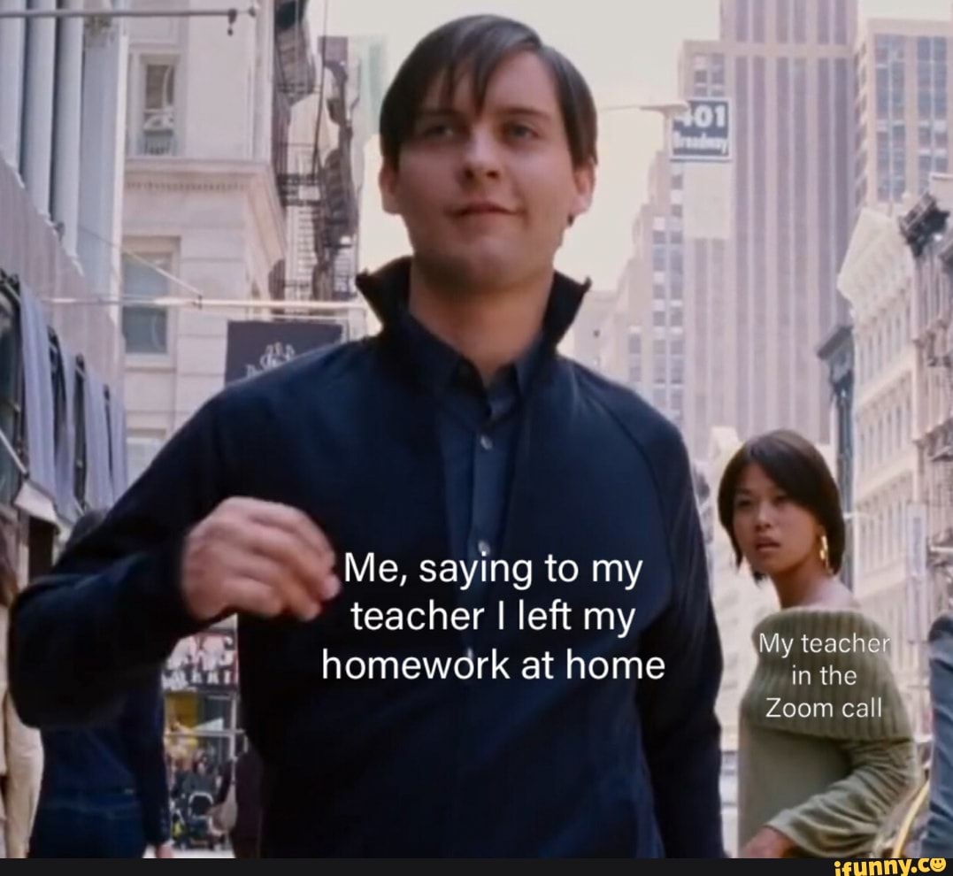 i left my homework at home