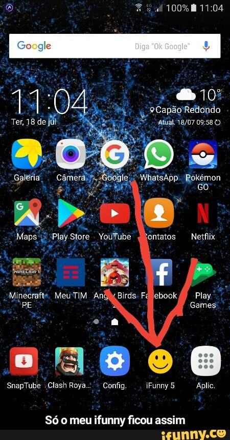 Só o meu ifunny ficou assim - Só o meu ifunny ficou assim