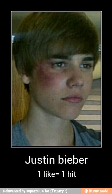 Justin bieber
1 like= 1 hit