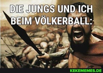 DIE JUNGS UND ICH BEIM VÖLKERBALL: