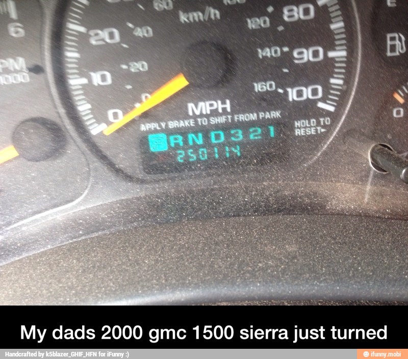 My dads 2000 gmc 1500 sierra just turned - My dads 2000 gmc 1500 sierra just turned