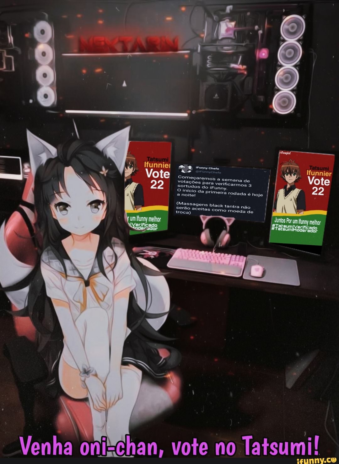 funnies
Vole
Venha vote no Tatsumi!