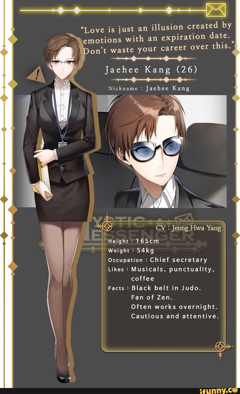 Love Is Just An Illusion Created By Piration Date His Emotions With An Ex ª Don T Waste Your Career Over T Jaehee Kang 26 Height 165cm Weight 54kg