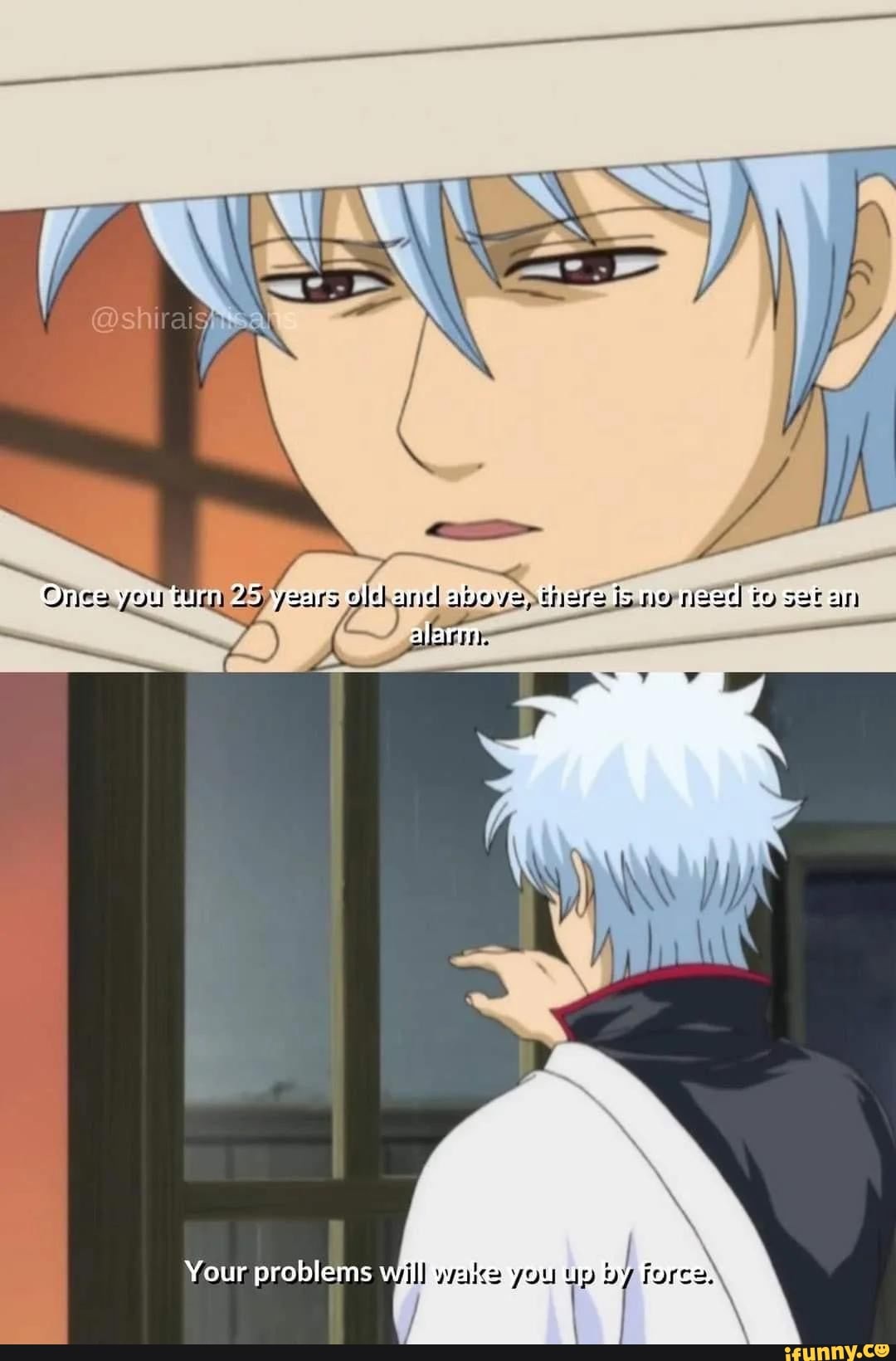 Once you turn 25 years old and above, there is no need to set alarm ...