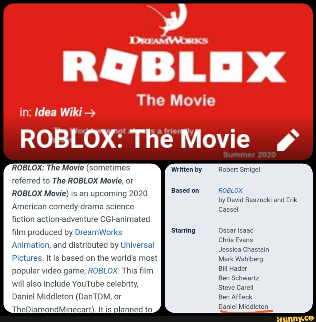 Roblox Th E Movie Roblox The Movie Sometimes Referred To