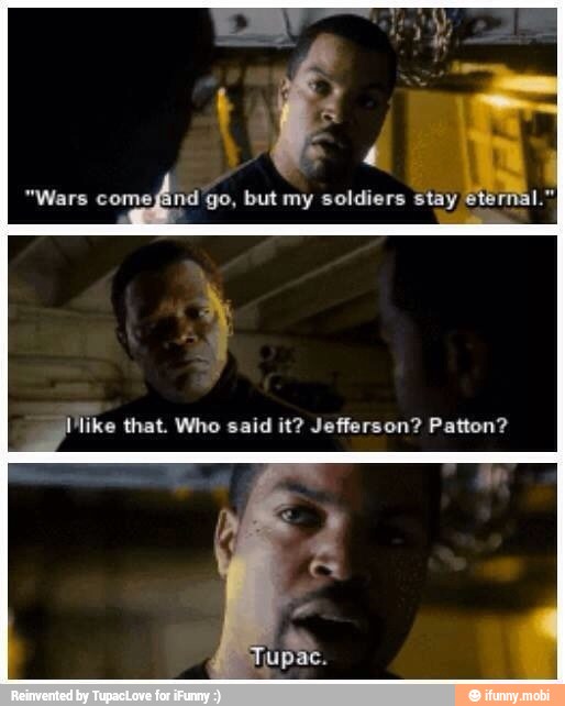 Vike that. Who said it? Jefferson? Patton?