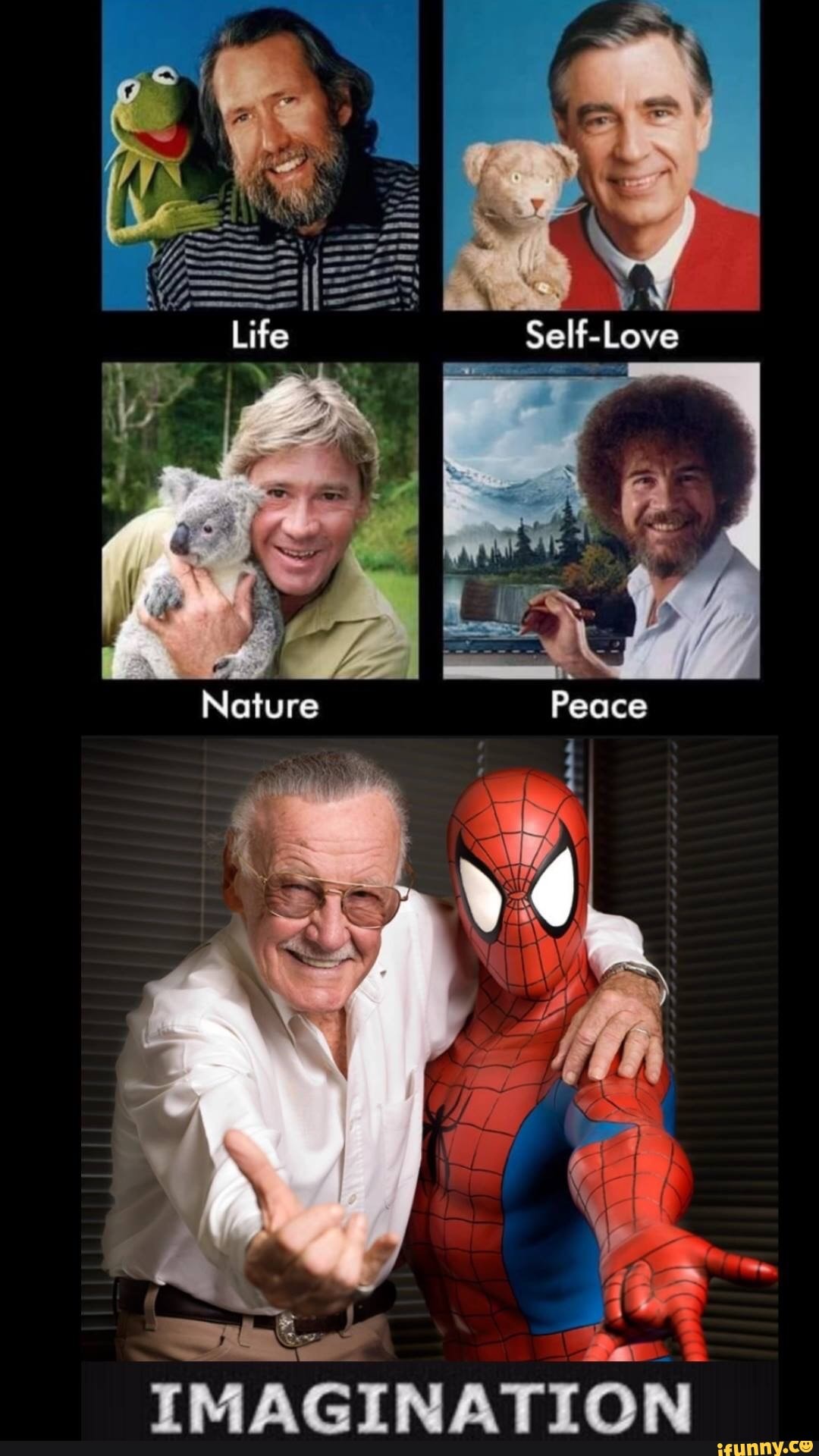 4 >I AZ
Life
Noture Peace
Love
IMAGINATION