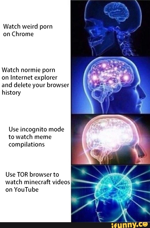 Watch weird porn on Chrome Watch normie porn on Internet ...