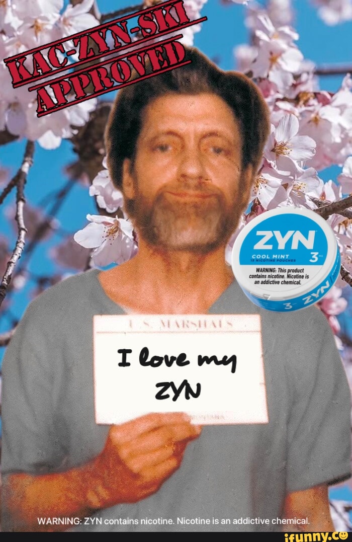 WARNING ZYN contains nicotine. Nicotine is an addictive chemical. iFunny