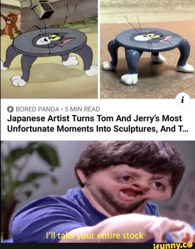RED PANDA 5
MIN READ
panese Artist Turns Tom And Jerry's Most
Unfortunate Moments Into Sculptures, And T...