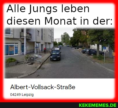 Alle Jungs leben diesen Monat in der:
Albert-Vollsack-Straße
04249 Leipzi