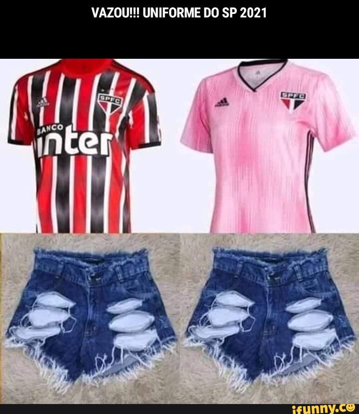VAZOU!!! UNIFORME DO SP 2021