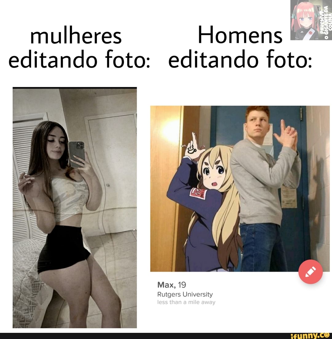 mulheres Homens editando foto: editando foto:
19
Rutgers University
less than mile away