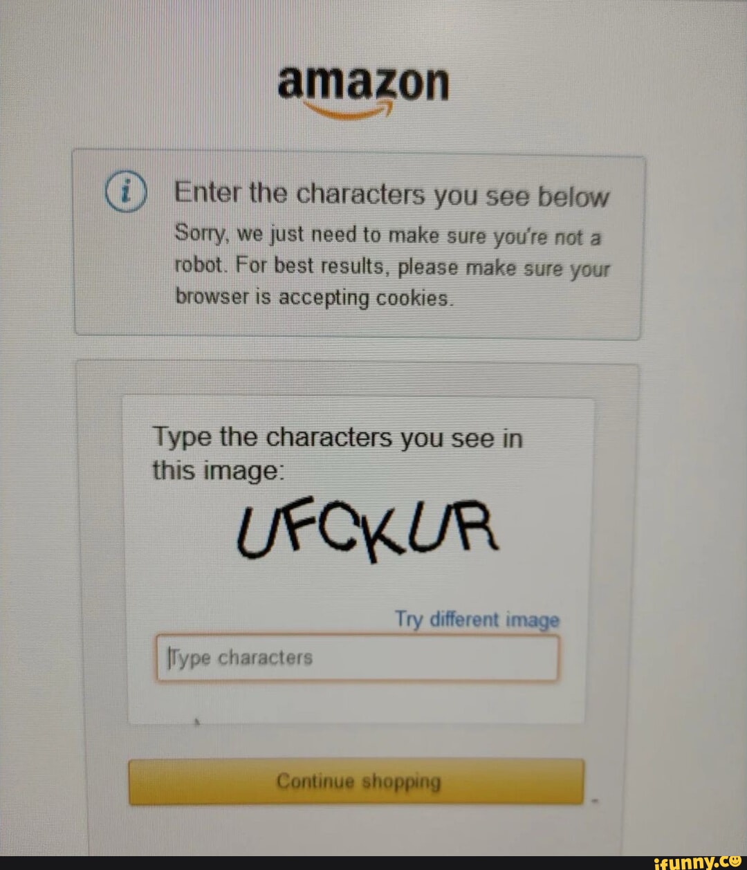 Enter The Characters You See