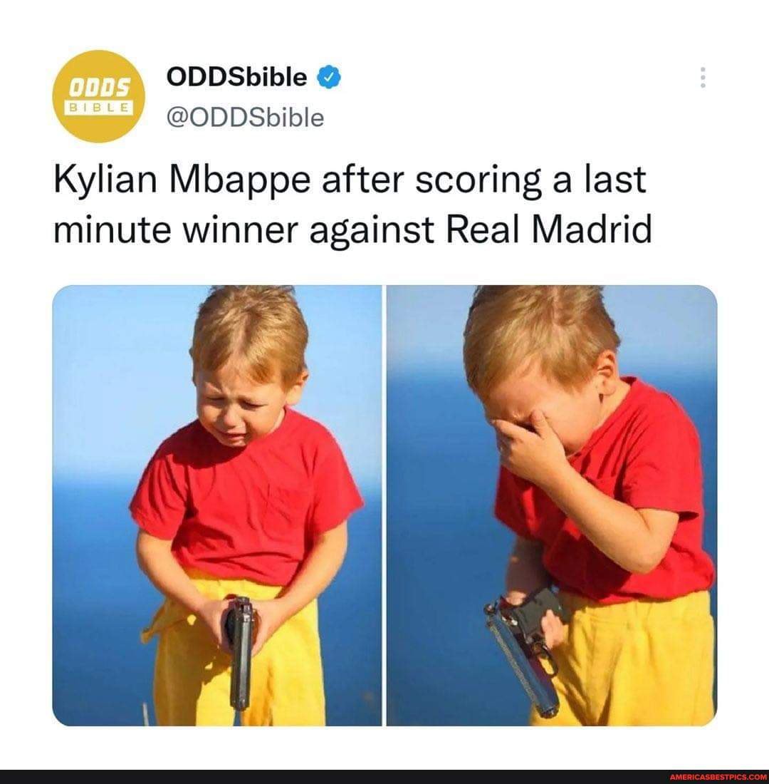 Bible Oddsbible Kylian Mbappe After Scoring A Last Minute Winner