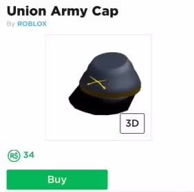 Union Army Cap - roblox union army cap