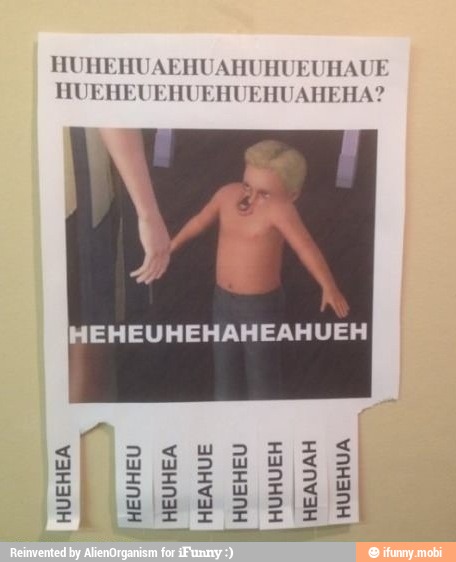 HUHEHUAEHUAHUHUEUHAUE
HUEHEUEHUEHUEHUAHEHA?
HEUHEU HEUHEA HEAHUE HUEHEU HUHUEH HEAUAH HUEHUA HUEHEA