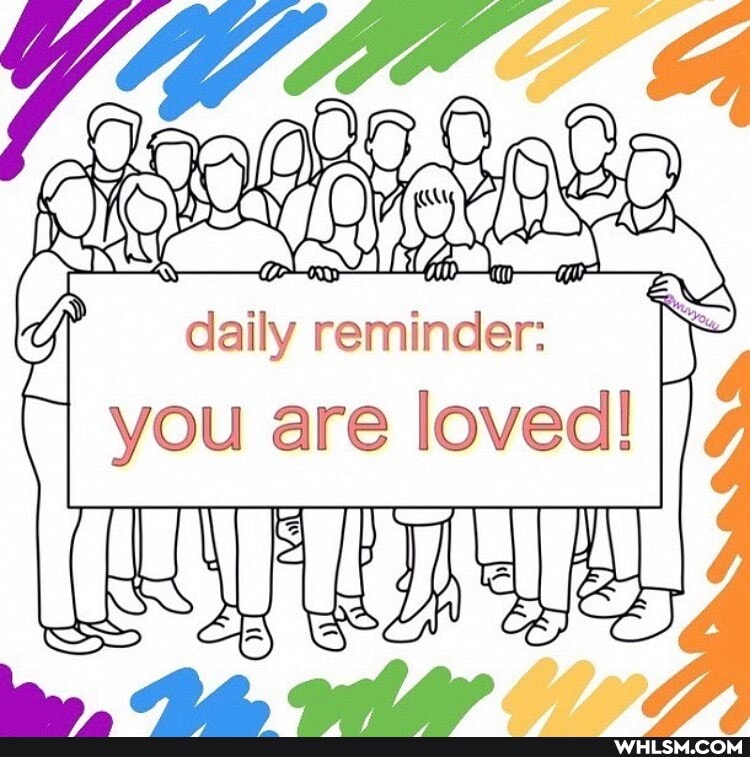 daily reminder:
you are loved!