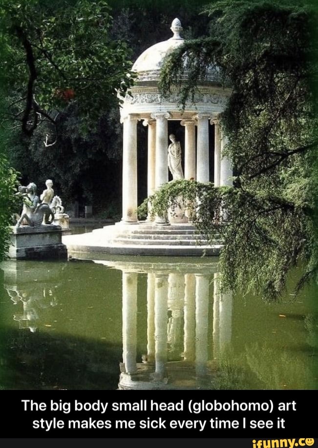 The big body small head (globohomo) art style makes me