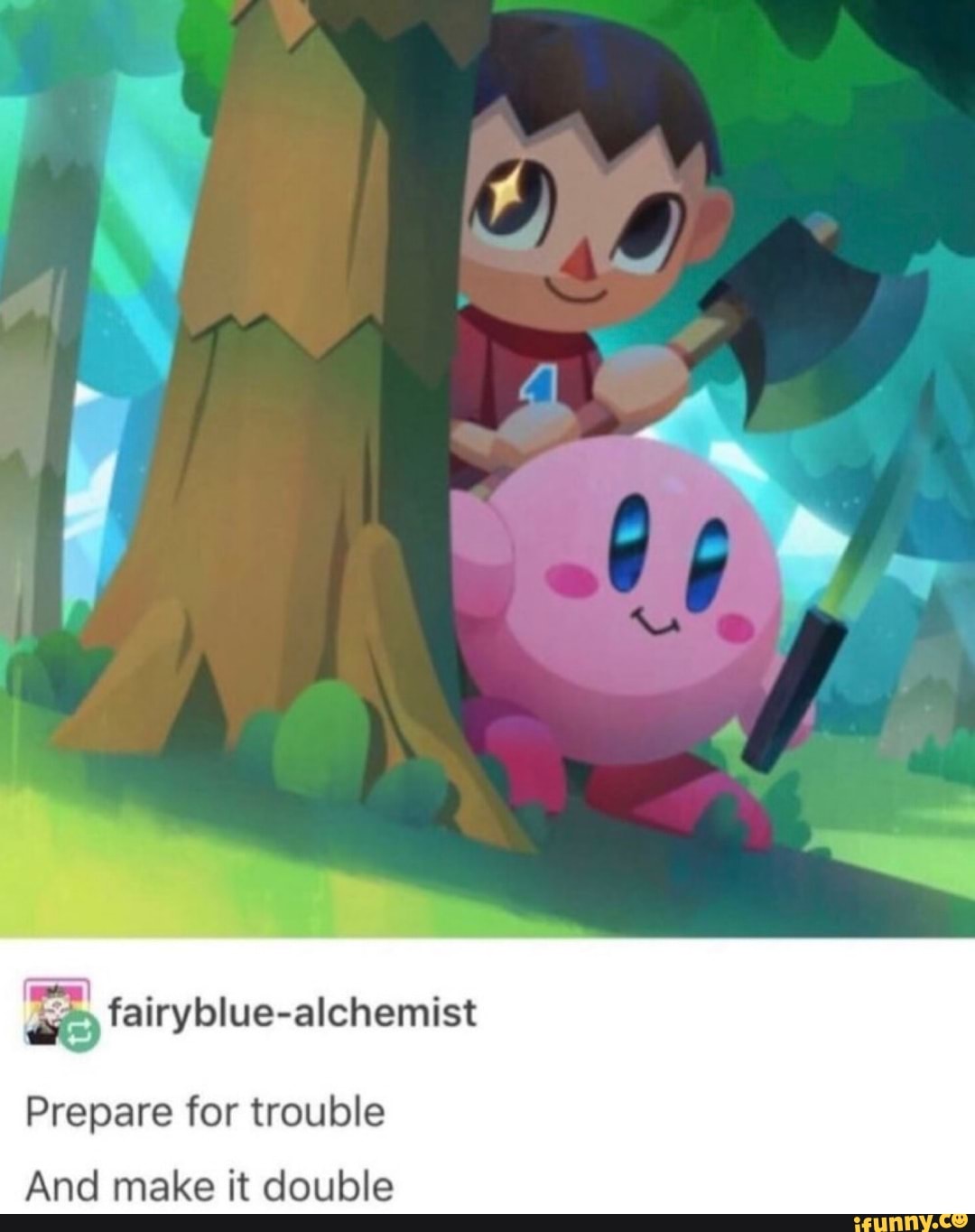 BE) fairyblue-alchemist
Prepare for trouble
And make it double