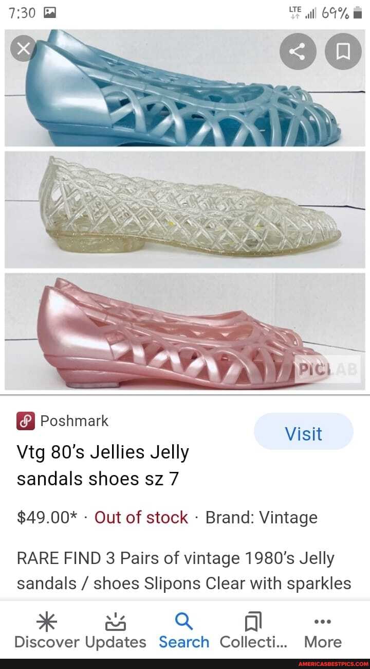 80s Jelly Sandals 