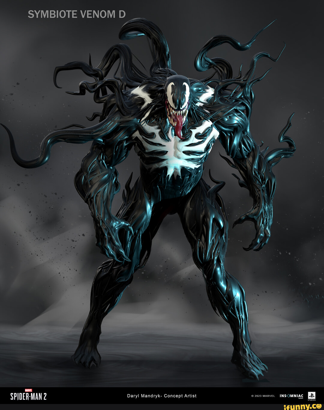 Venom Concept Art - SYMBIOTE VENOM D ON LE SPIES 2 Daryl Mandryk ...