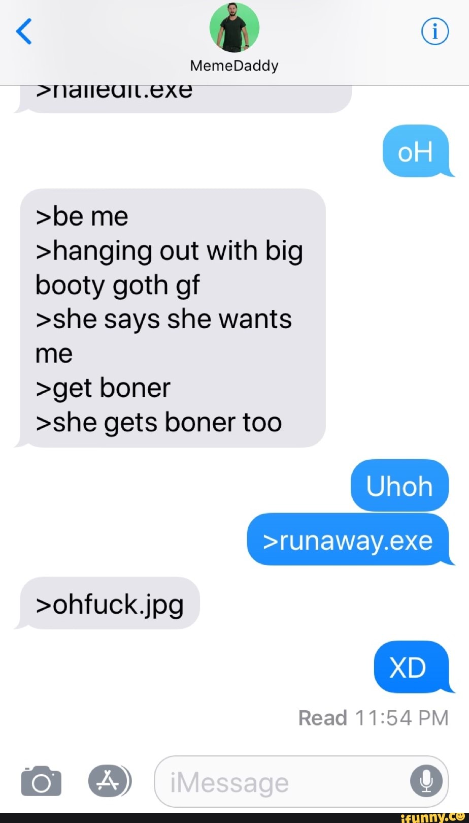 Big booty goth gf