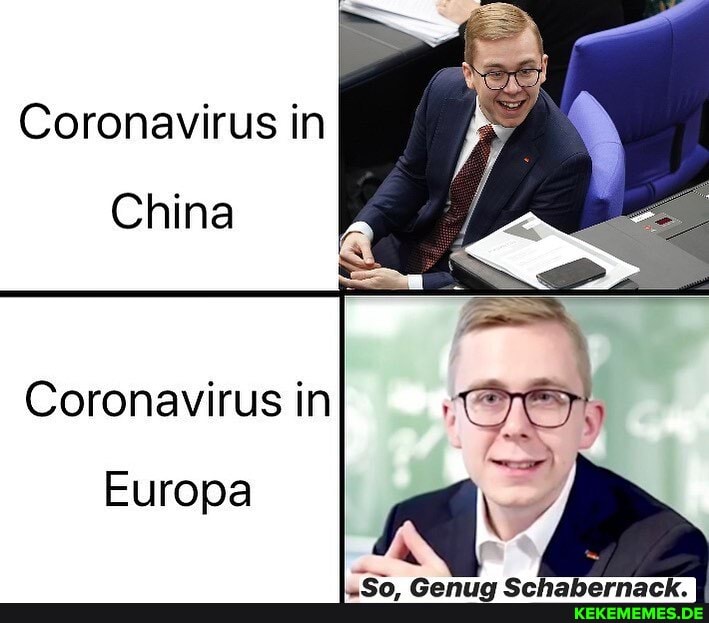 Coronavirus in
China
Coronavirus in
Europa