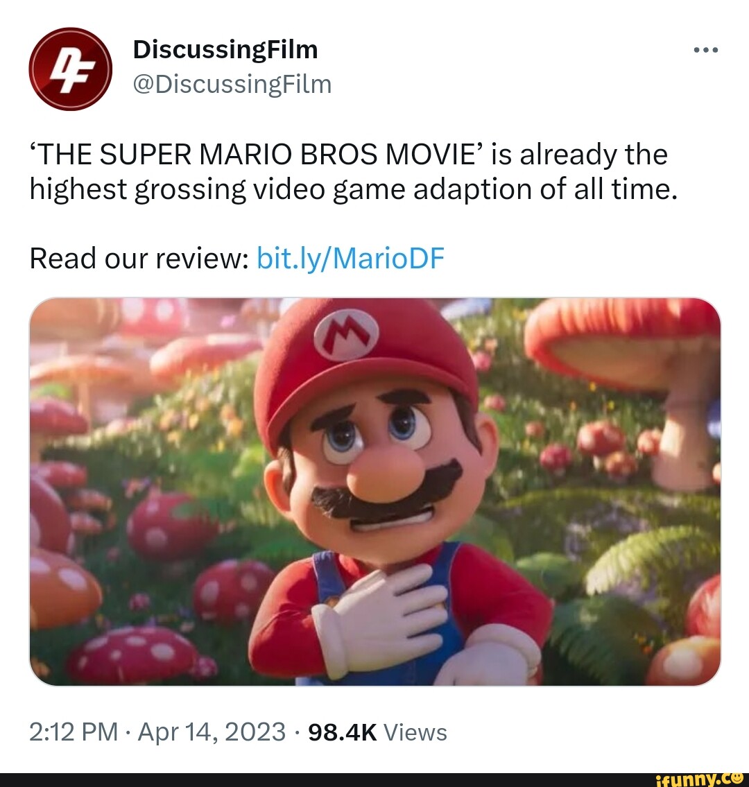 'THE SUPER MARIO BROS MOVIE' is already the highest grossing video game ...