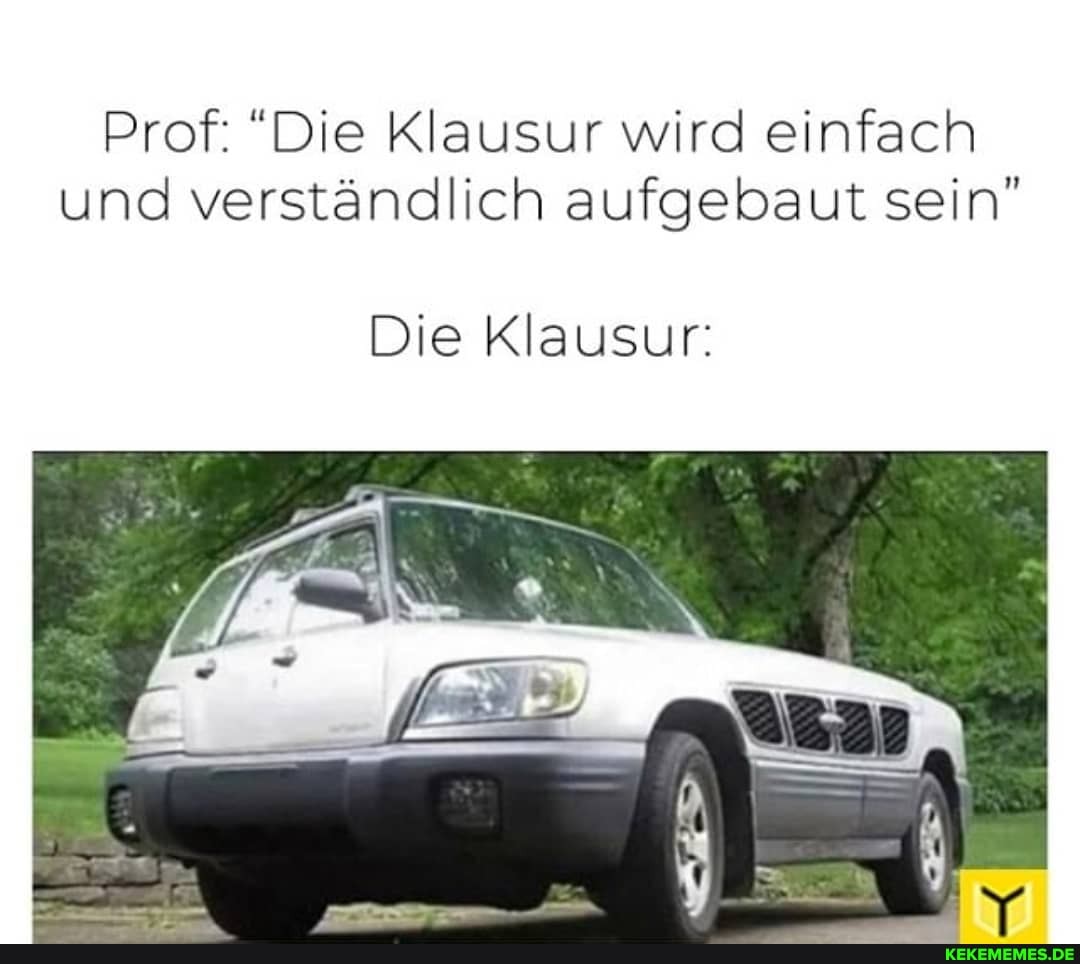 Prof: "Die Klausur wird einfach und verständlich aufgebaut sein"
Die Klausur: