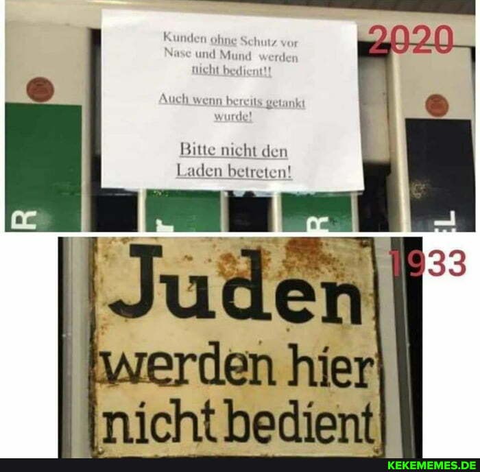 Juden den hier nicht bedient