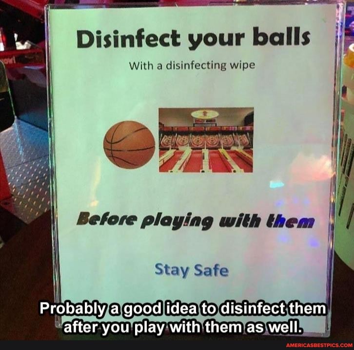 Disinfect your balls
With disinfecting wipe
Before playing with them
Stay Safe
Probably a good idea to disinfect them after you play with them as well.