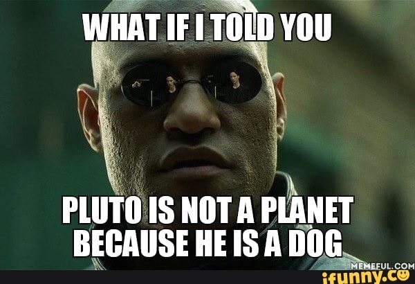 PLUTO IS NOTA
