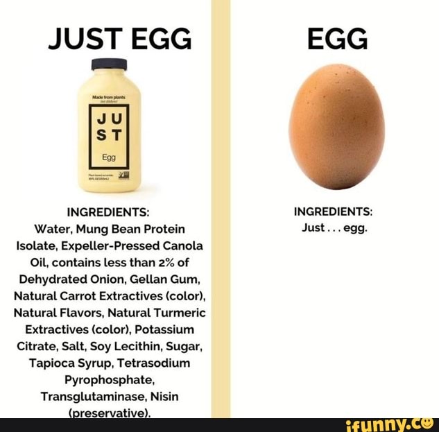 Just eggs. Just Egg. Just Egg состав.