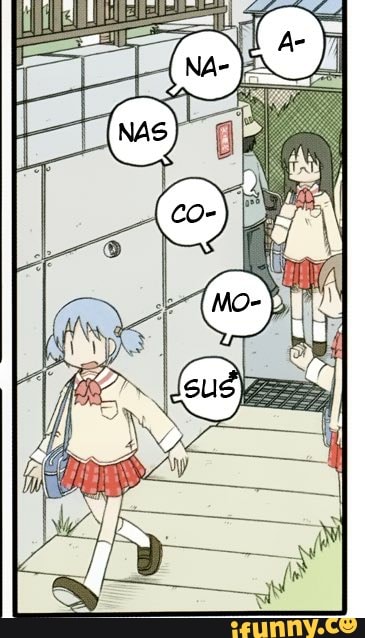 nichijou, amongus, sus, whentheimposterissus, amogus
