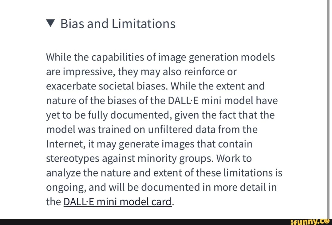 Bias And Limitations While The Capabilities Of Image Generation Models ...