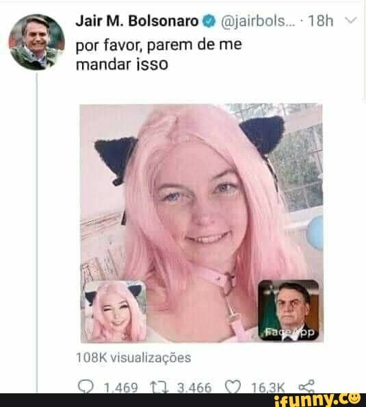 Jair M. Bolsonaro (mjairbols...
por favor, parem de me mandar isso
108K visualizações
1469