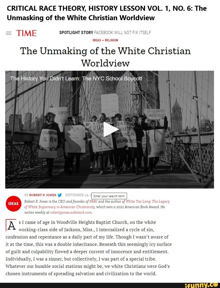 CRITICAL RACE THEORY, HISTORY LESSON VOL. 1, NO. 6 The Unmasking of