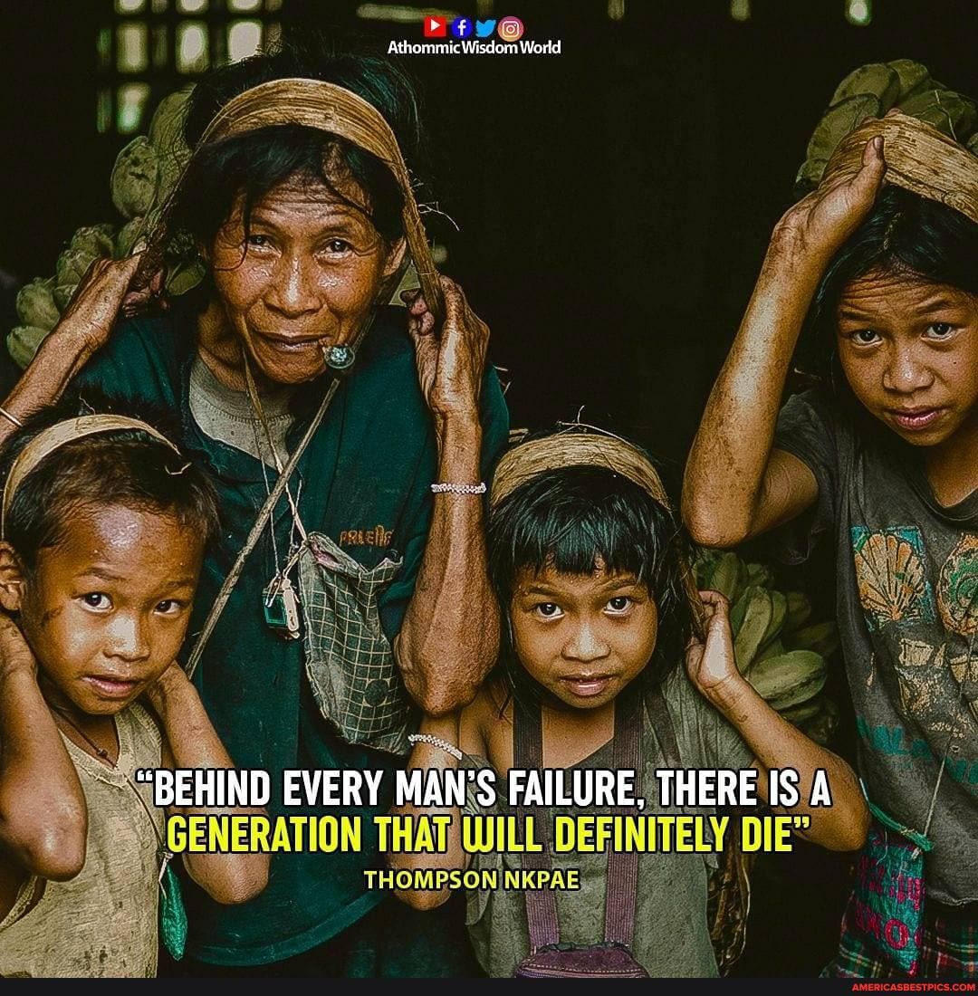 Athommnic Wisdom Word
"BEHIND EVERY MAN'S FAILURE, THERE IS A