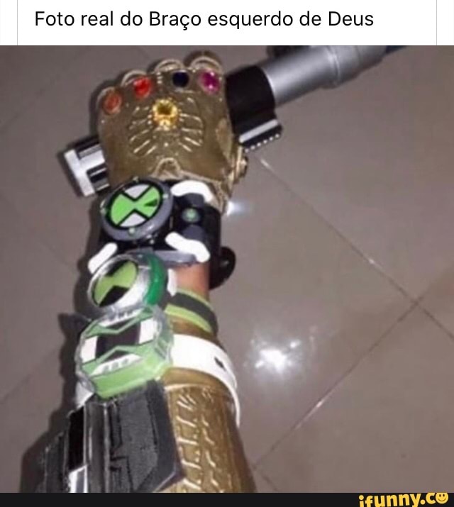 Foto real do Braço esquerdo de Deus
