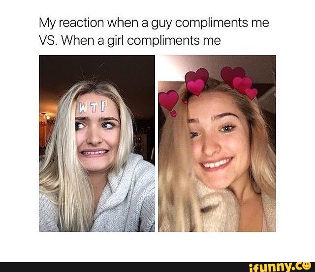 Guy compliments a hair when your Is He