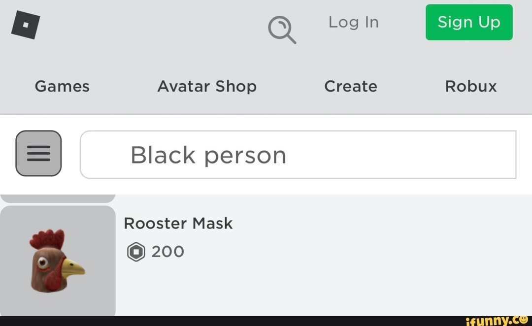 Games Avatar Shop Create Robux Black Person Ifunny - 200 robux avatar