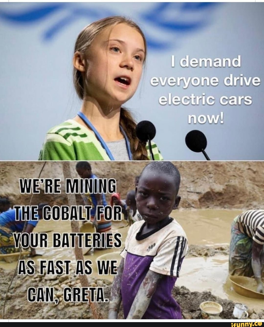 demand everyone drive electric cars
now!
I ' CE.
if
I I I