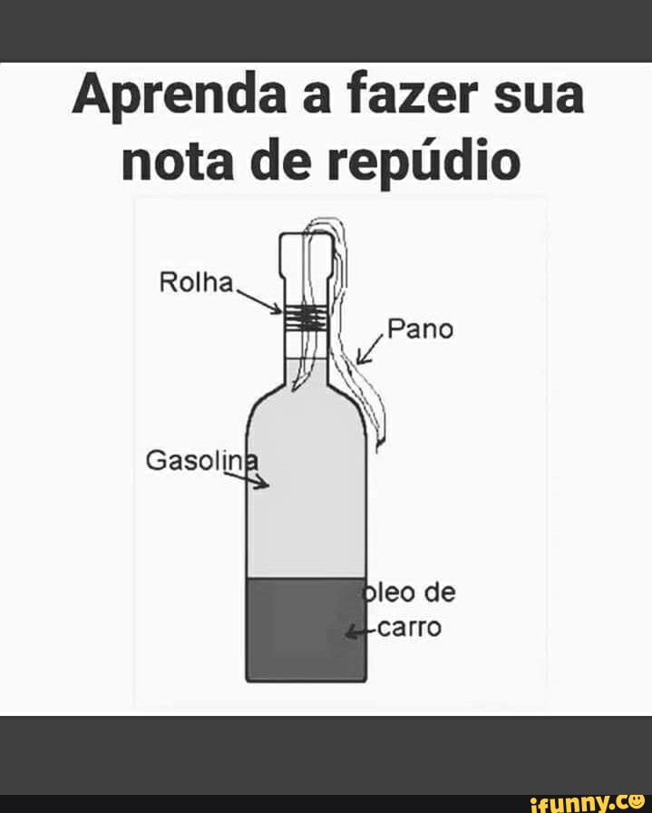 Aprenda a fazer sua
nota de repúdio
