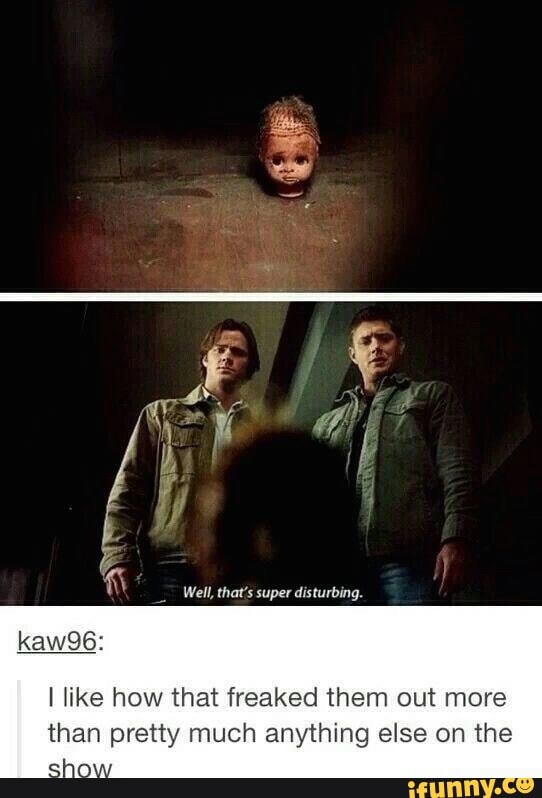 than pretty much anything else on the
I \ike how that freaked them out more