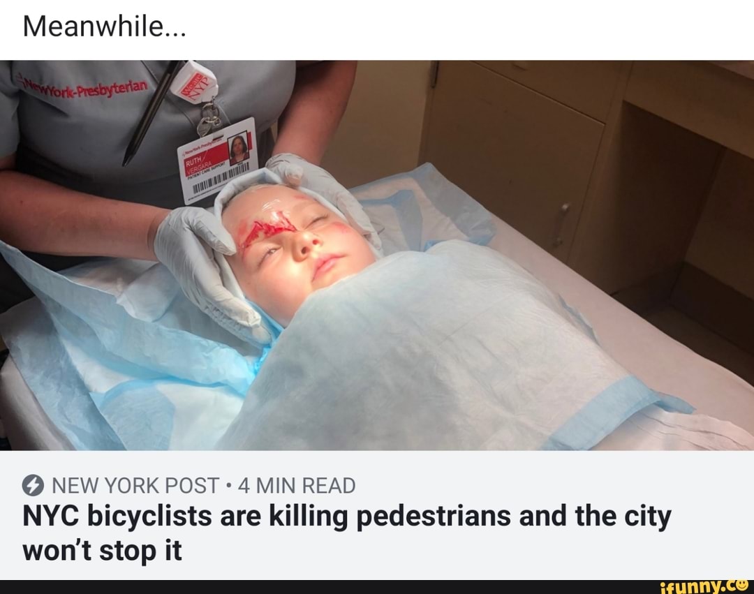 Meanwhile A New York Post 4 Min Read Nyc Bicyclists Are Killing