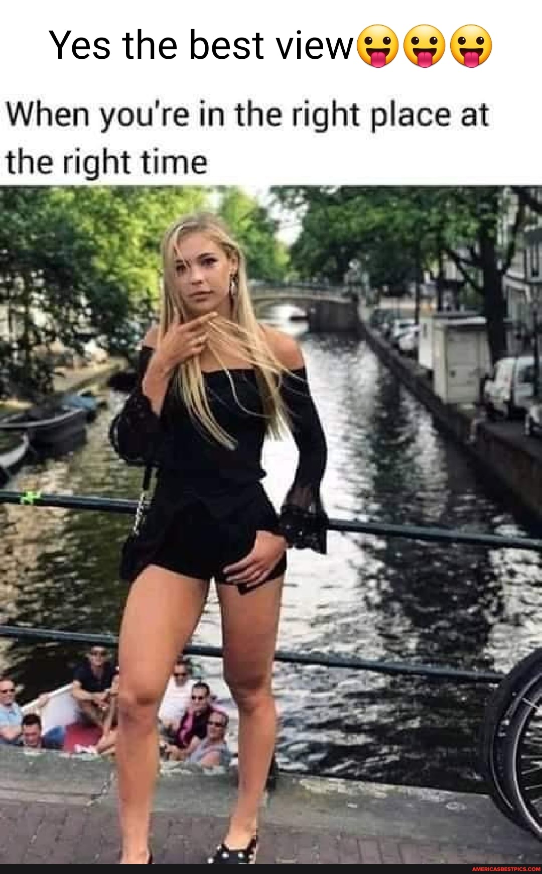 Yes the best view
When you're in the right place at the right time